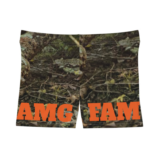 AMG FAM Womans Camo gym/running shorts