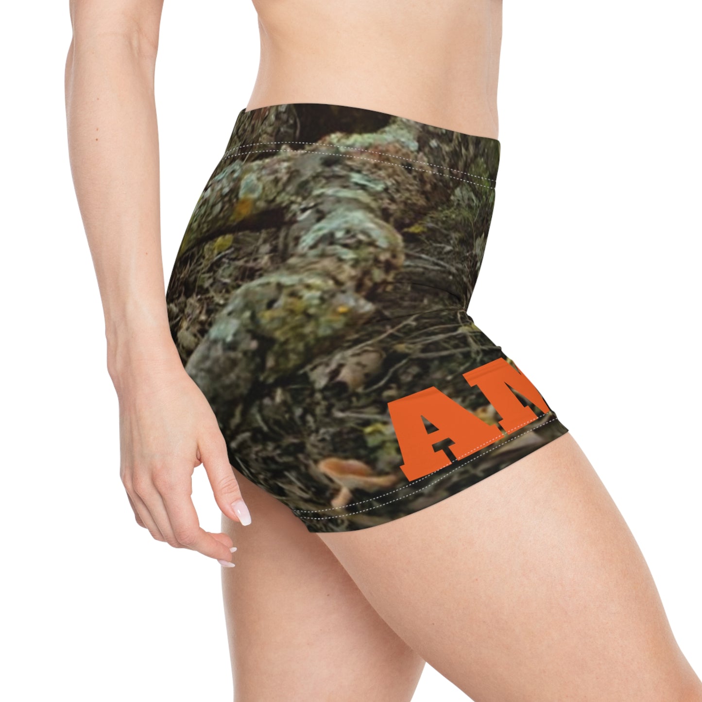 AMG FAM Womans Camo gym/running shorts