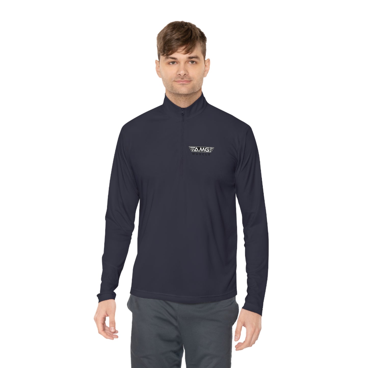 AMG Muscle Lifting Club - Unisex Quarter-Zip Pullover