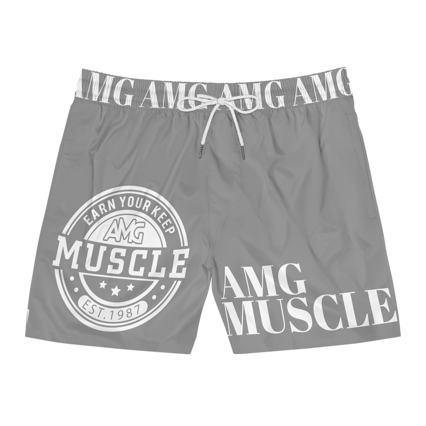 AMG Gym / Swim Shorts ( Earn Your Keep ) Grey