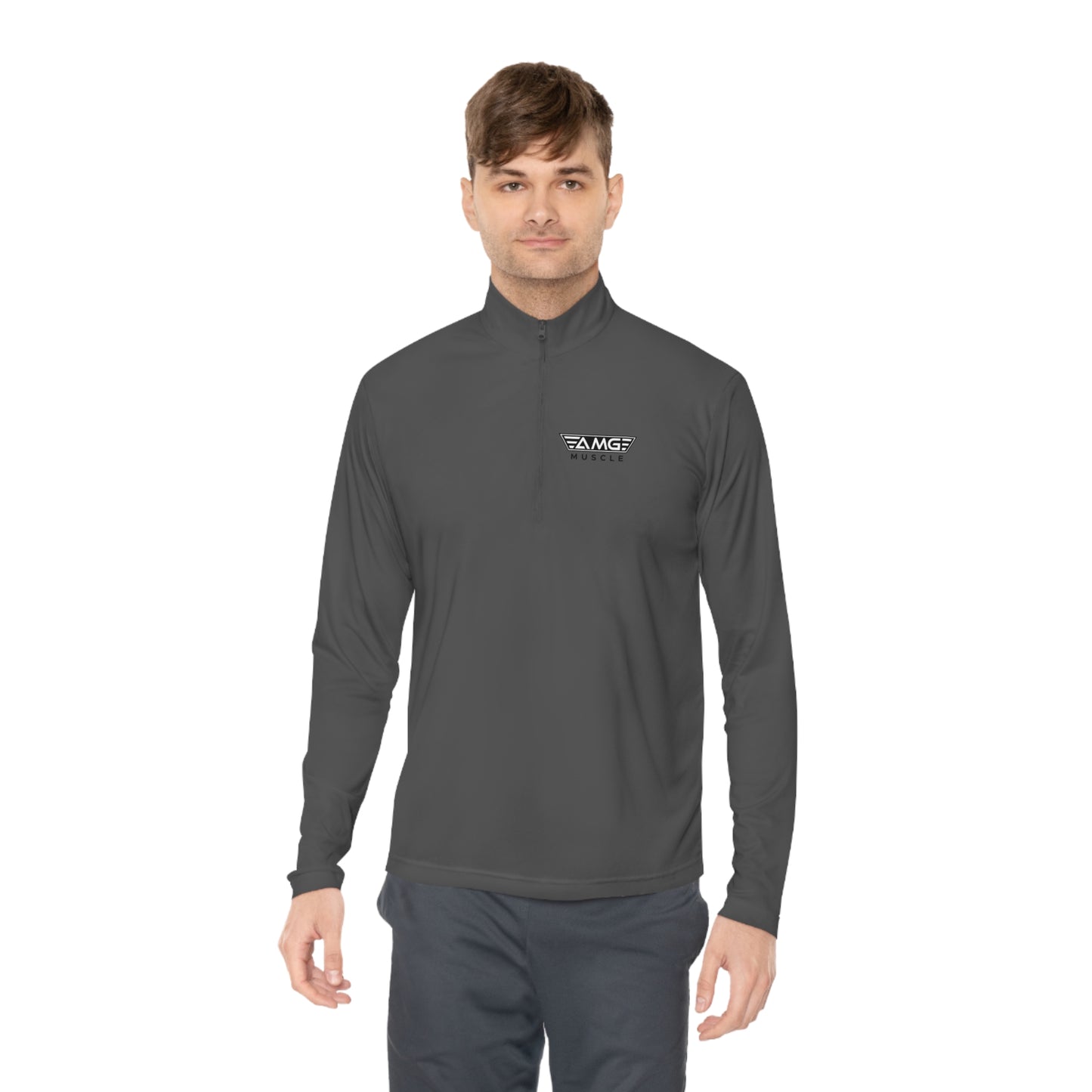 AMG Muscle Lifting Club - Unisex Quarter-Zip Pullover