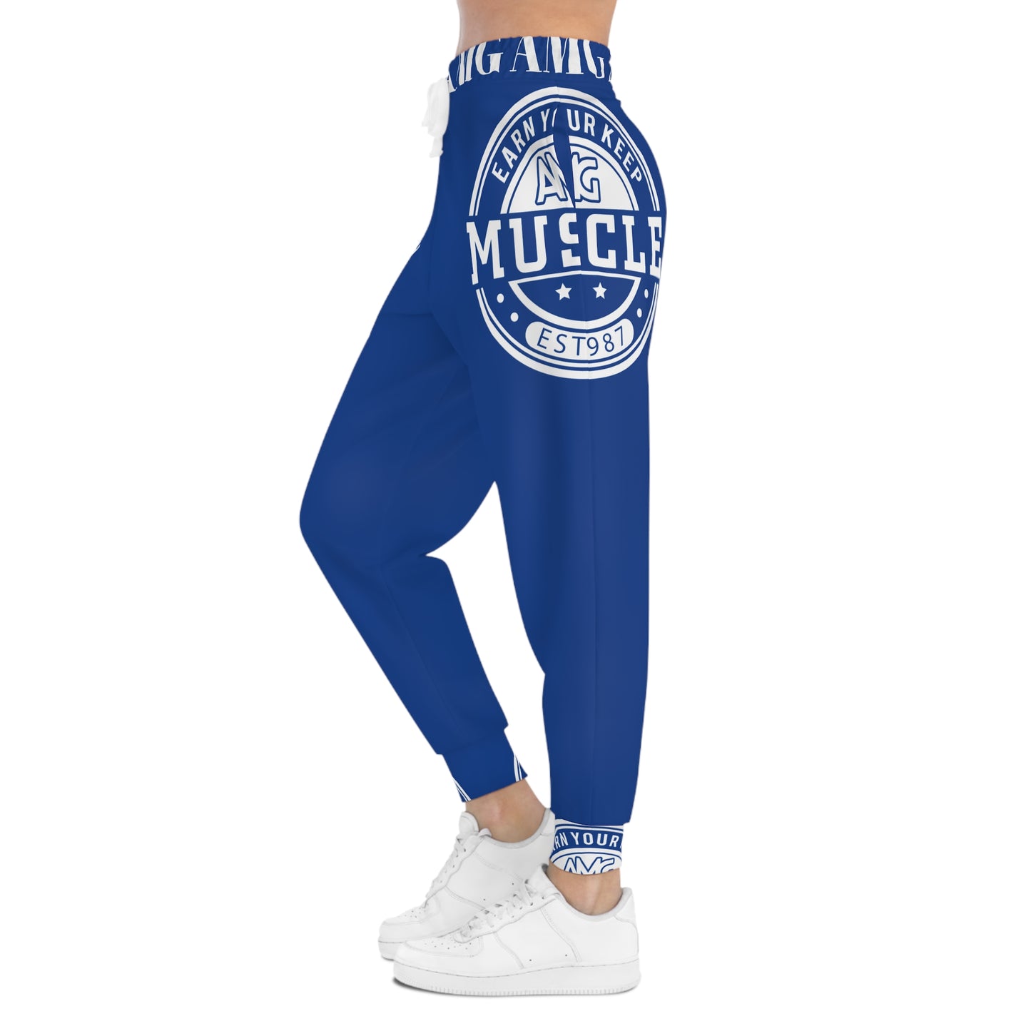 AMG Joggers - (Earn Your Keep)  Blue