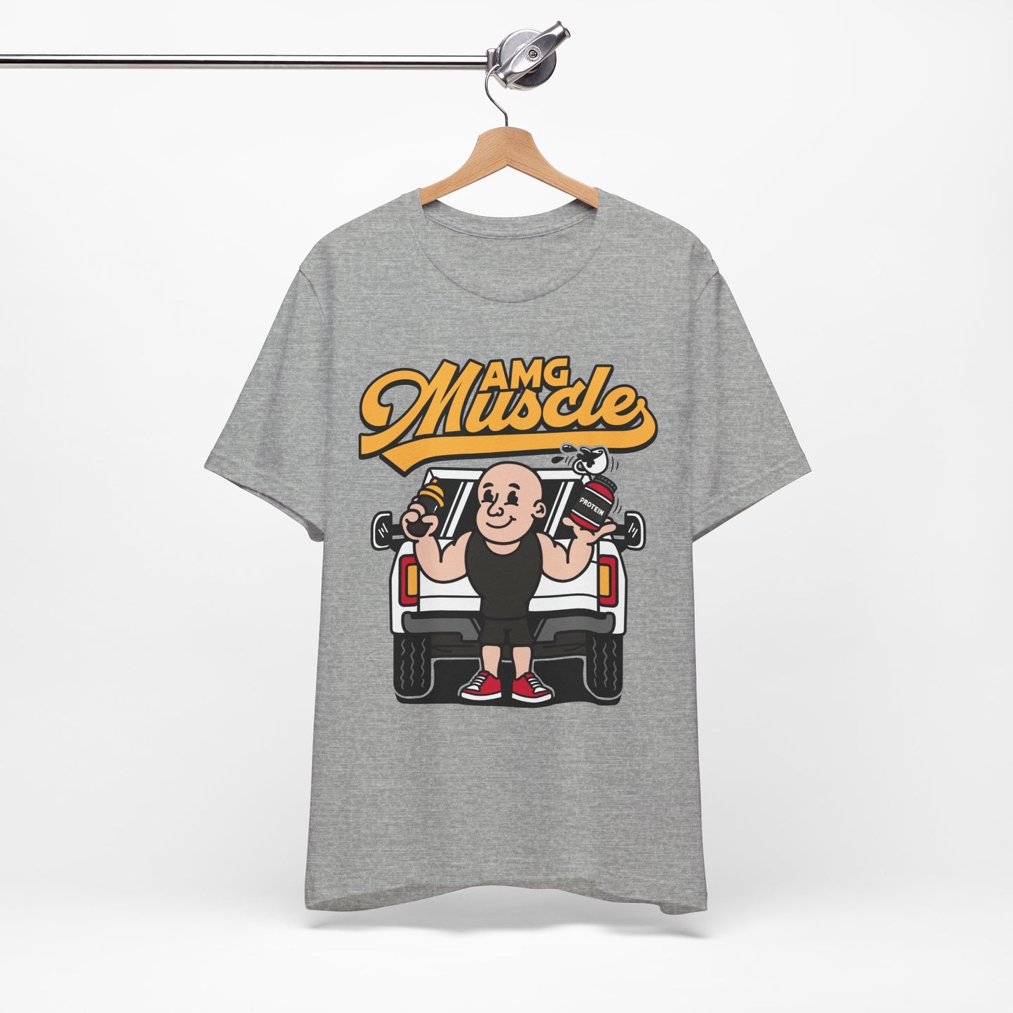 AMG Muscle Cartoon Throwback Vintage Tee