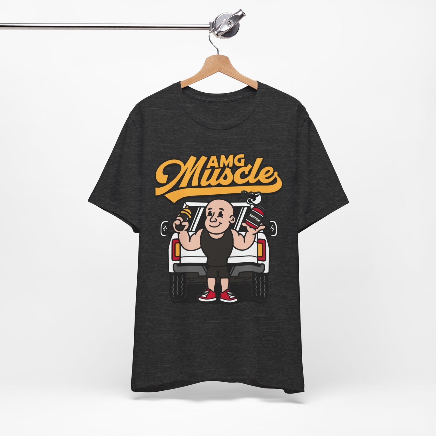 AMG Muscle Cartoon Throwback Vintage Tee