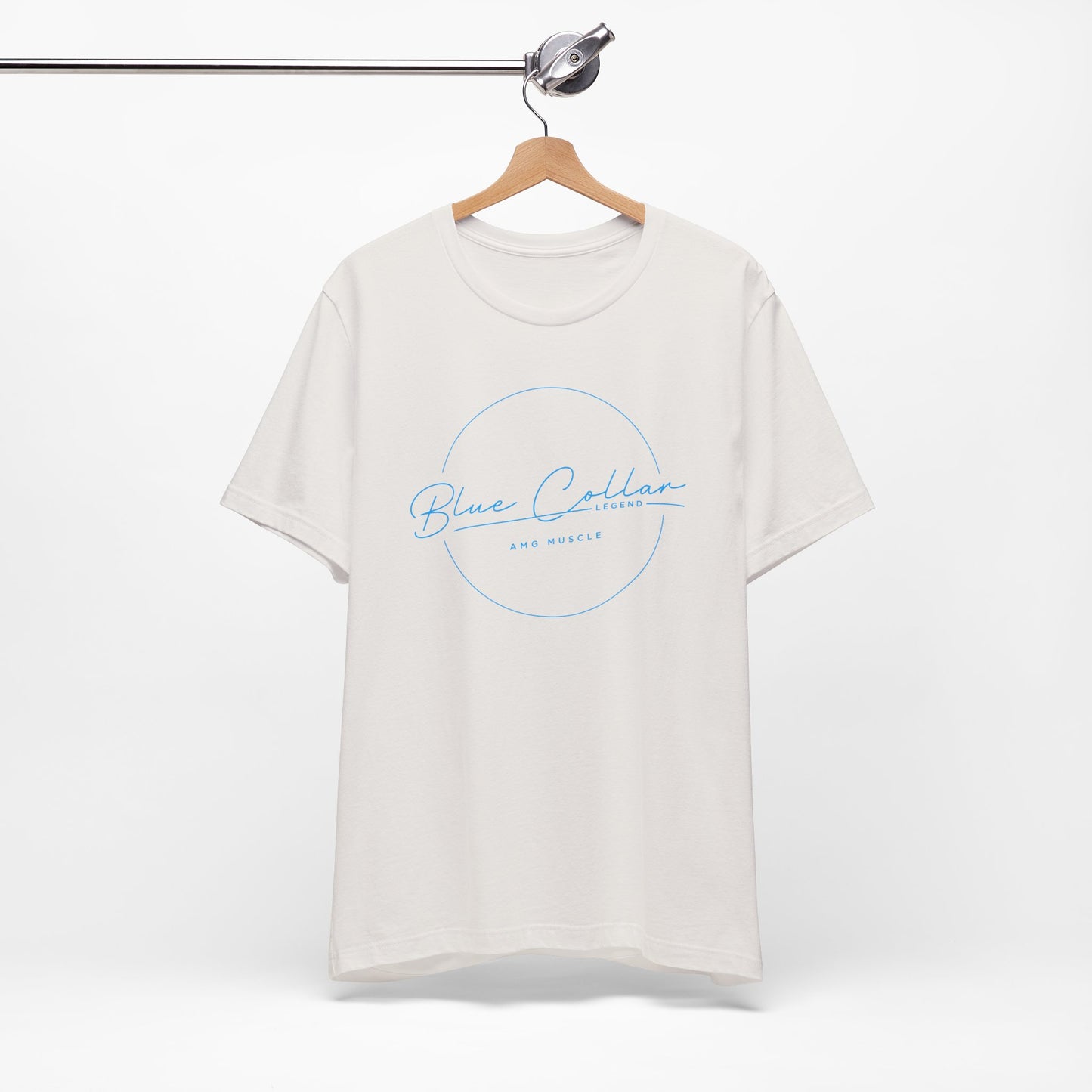 AMG Blue Collar Legend Vintage Tee ( blue logo )