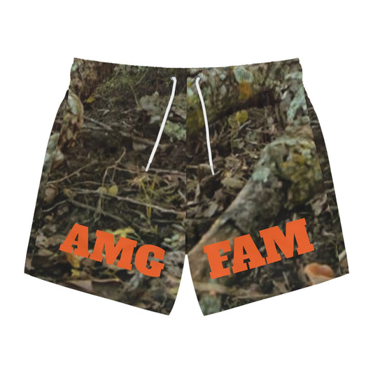 AMG FAM Camo - Mens Gym/Swim Shorts